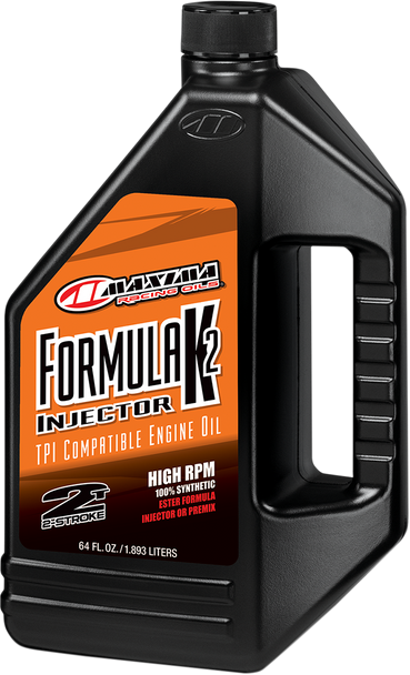 MAXIMA RACING OIL Formula K2 Injector Oil - 64 U.S. fl oz. 20-22964