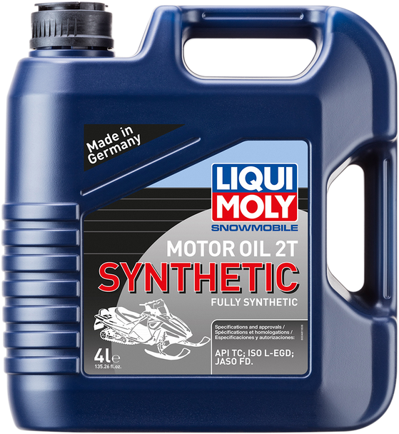 LIQUI MOLY Snowmobile Pro Race Synthetic 2T Oil - 4 L 20146 LIQUI MOLY Snowmobile Pro Race Synthetic 2T Oil - 4 L 20146