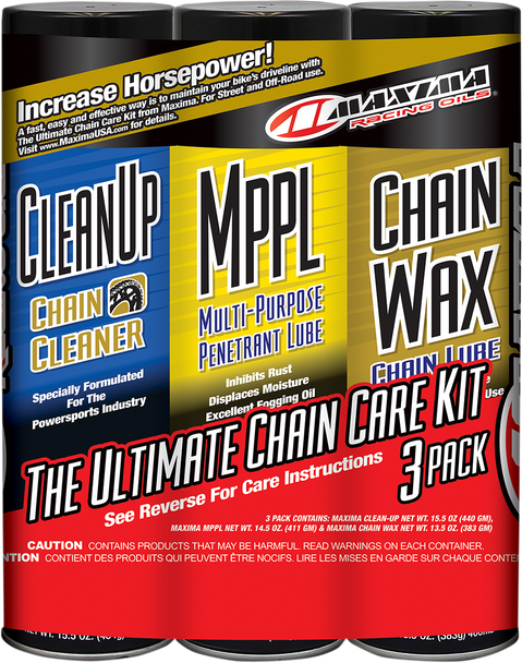 MAXIMA RACING OIL Chain Wax/Care Kit 70-749203-N