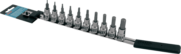 CRUZTOOLS Tool Hex Socket Set Inch IN38HBS