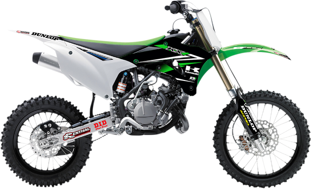 D'COR VISUALS Graphics and Trim Kit - Team Green - Kawasaki 10-20-524