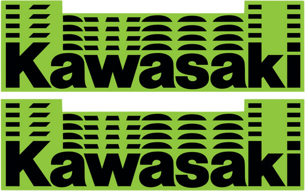 D'COR VISUALS Kawasaki Decal - 6" - 10 Pack 40-20-107