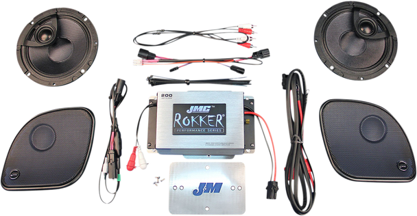 J & M 200 W Amplifier/Speaker Kit - '15-'22 FLTR RPKT-200HR15 J & M 200 W Amplifier/Speaker Kit - '15-'22 FLTR RPKT-200HR15