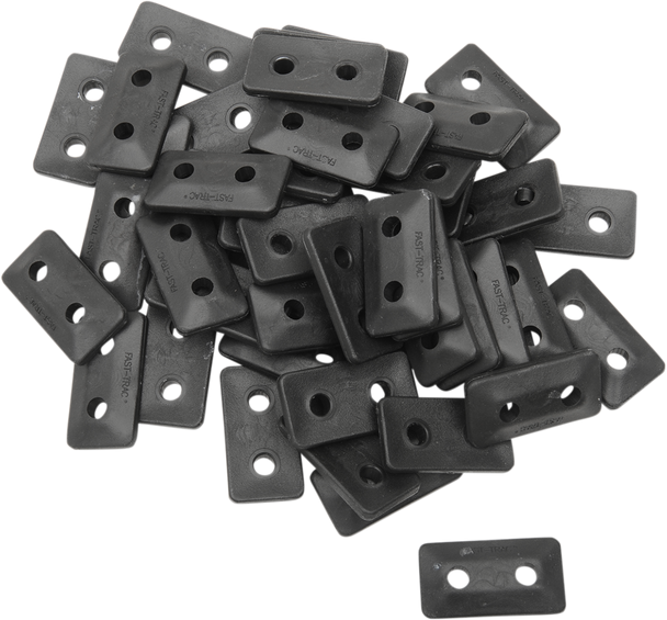 FAST-TRAC Backer Plates - Black - Twin - 48 Pack 500X-48