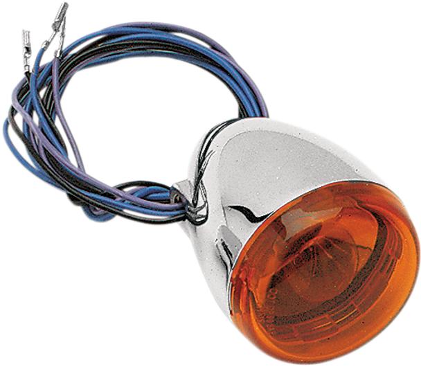 CHRIS PRODUCTS Turn Signal - Chrome/Amber 8501A