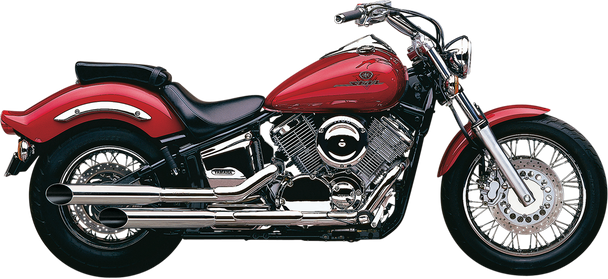 COBRA Classic Deluxe Exhaust  - Chrome  - XVS1100 2567SC