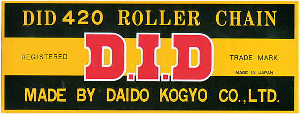 DID 530 - Standard Series - Non O-Ring Chain - 110 Links D18-531-110