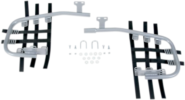 DG PERFORMANCE Nerf Bars - LT-Z - Silver/Black 54-6260