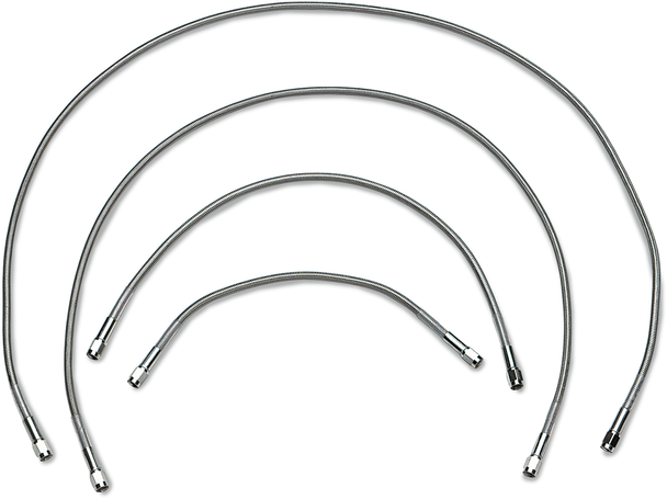 DRAG SPECIALTIES Universal Brake Line - Clear - 70" 870
