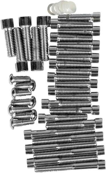 DRAG SPECIALTIES Socket-Head Smooth Primary Bolt Kit - Softail MK116S