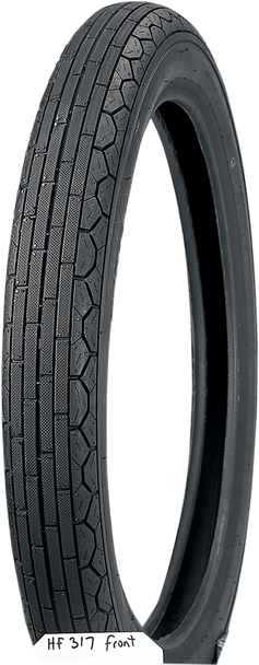 DURO Tire - HF317 - Classic - Front - 3.00-18 - Tube Type - 47S 25-31718-300BTT