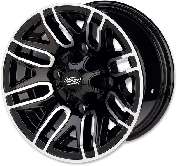 MOOSE UTILITY 112X Wheel - Rear - 14x8 - 4/110 - 4+4 - Black 112M148110GBMF4