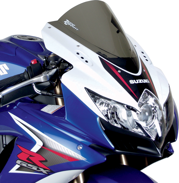 ZERO GRAVITY Double Bubble Windscreen - Light Smoke - GSXR 6/750 16-112-02