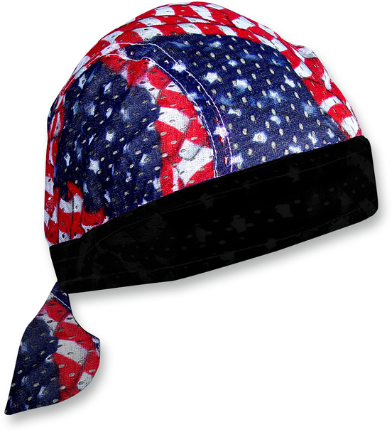 ZAN HEADGEAR Flydanna® Vented Sport Headwrap - Flag ZVS265