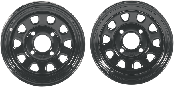 ITP Delta Steel Wheel - Front/Rear - Black - 14x7 - 4/156 - 4+3 1422320014B