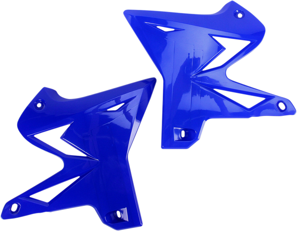 UFO Restyled Radiator Covers - Reflex Blue - YZ YA04834-089