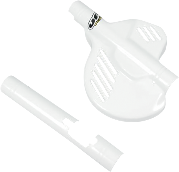 UFO Front Disc Guard - White - Honda HO02605-041