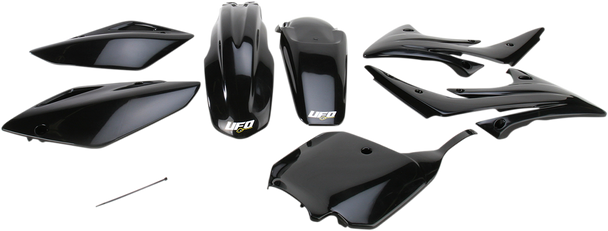 UFO Replacement Body Kit - Black - CRF150R HOKIT111-001