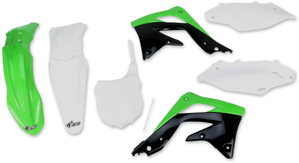 UFO Replacement Body Kit - OEM Green/White/Black - KXF450 KAKIT220-999