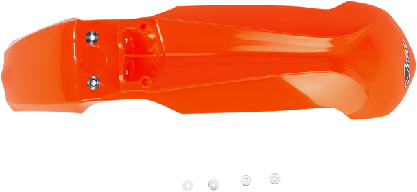 UFO Front Fender - Orange - SX KT04050-127