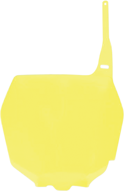 UFO Front Number Plate - Yellow - Suzuki SU03989102