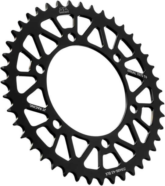 JT SPROCKETS Rear Sprocket - Kawasaki/Yamaha - Black - 43-Tooth JTA486.43BLK