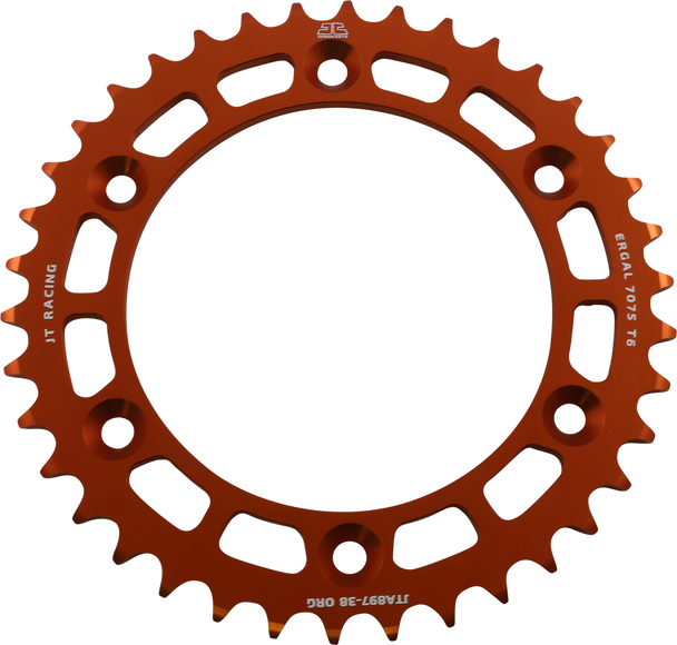 JT SPROCKETS Rear Sprocket - Orange - 38 Tooth JTA897.38ORG