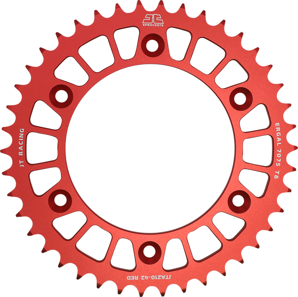 JT SPROCKETS Rear Sprocket - Honda - Red - 44 Tooth JTA210.44RED