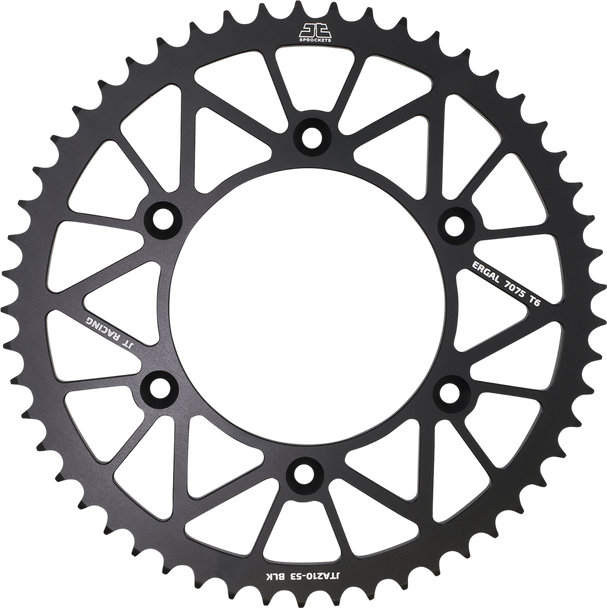JT SPROCKETS Rear Sprocket - Honda - Black - 51 Tooth JTA210.51BLK