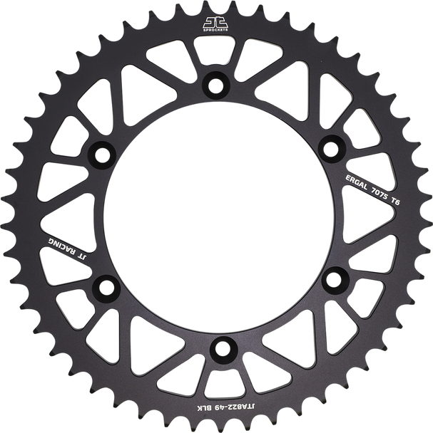 JT SPROCKETS Rear Sprocket - 520 - Black - 53 Tooth JTA822.53BLK