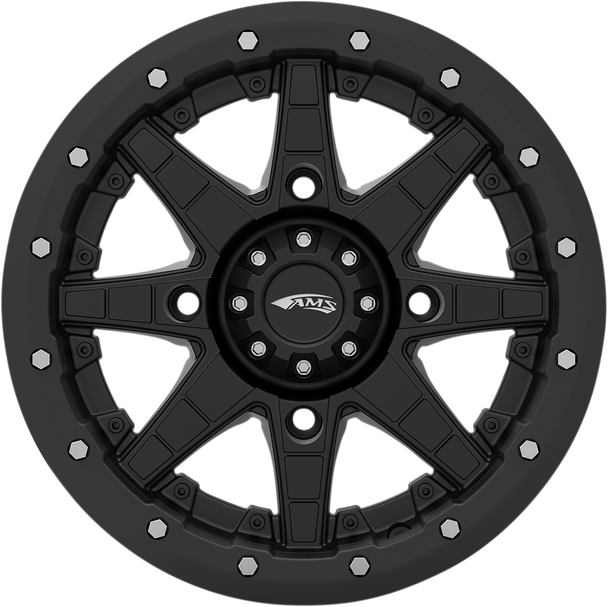 AMS Roll'n 106 Wheel - Front/Rear - Black - 15x7 - 4/156 - 5+2 5711-046AS