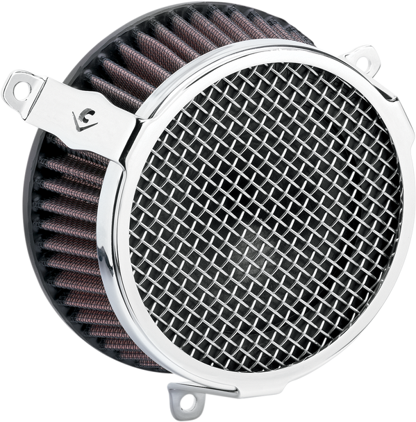 COBRA Plain Air Filter - Chrome - XL 606-0103-03