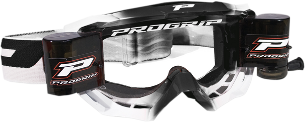 PRO GRIP Venom Roll Off Goggles - Black PZ3200RONERO