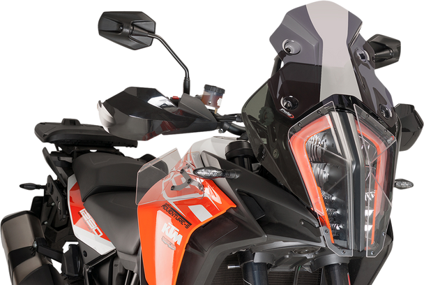PUIG HI-TECH PARTS Race Windscreen - Dark Smoke - KTM 9716F PUIG HI-TECH PARTS Race Windscreen - Dark Smoke - KTM 9716F