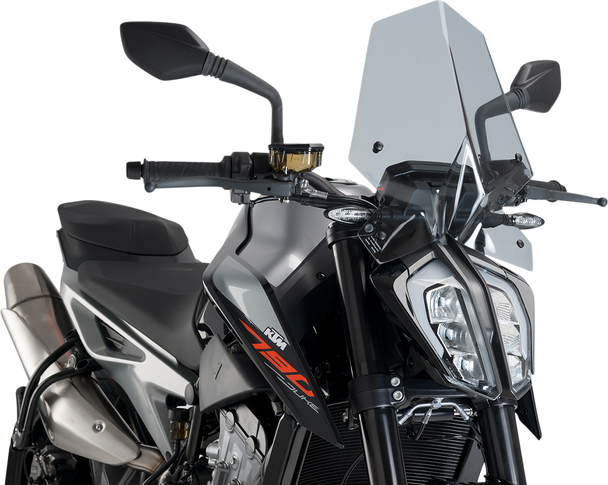 PUIG HI-TECH PARTS New Generation Windscreen - Smoke - KTM 9668H