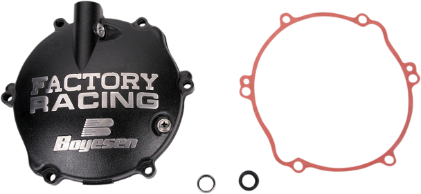 BOYESEN Clutch Cover - Black - YZ125 CC-31B