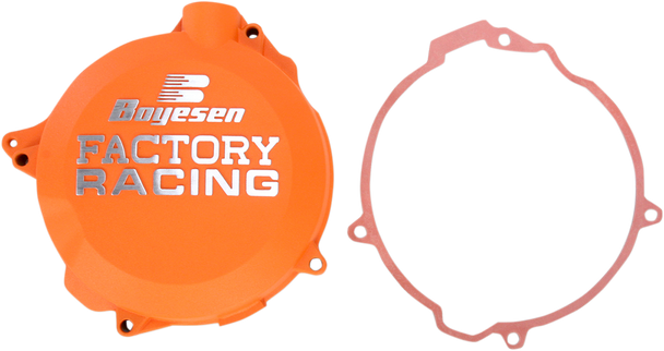 BOYESEN Clutch Cover - Orange - KTM CC-41O