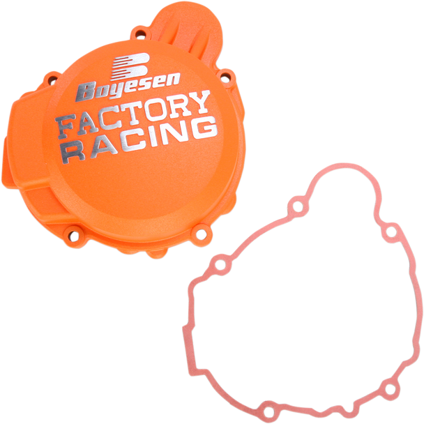 BOYESEN Ignition Cover - Orange - KTM SX SC-41AO