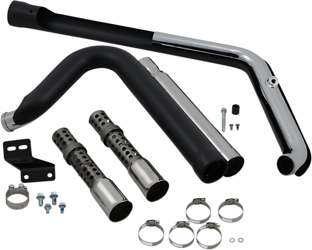COBRA 909 Exhaust - Black - '12-'17 Softail 6711B