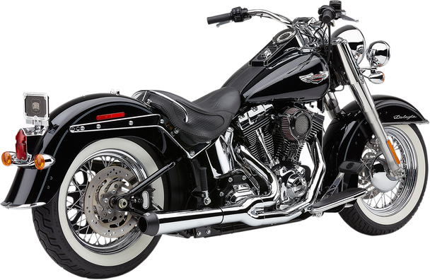 COBRA El Diablo Exhaust - Chrome - '12-'17 Softail 6483