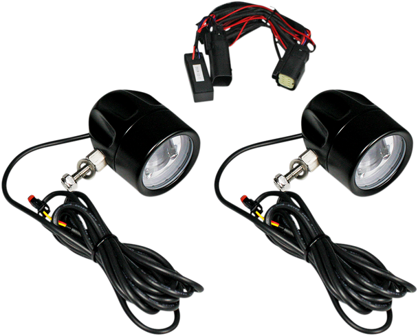 CUSTOM DYNAMICS LED Fog Light - SS8 - Black PB-FOG-SS8-B