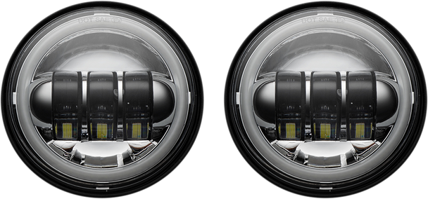 CUSTOM DYNAMICS 4.5" Passing Lamps - Chrome PG-45-C