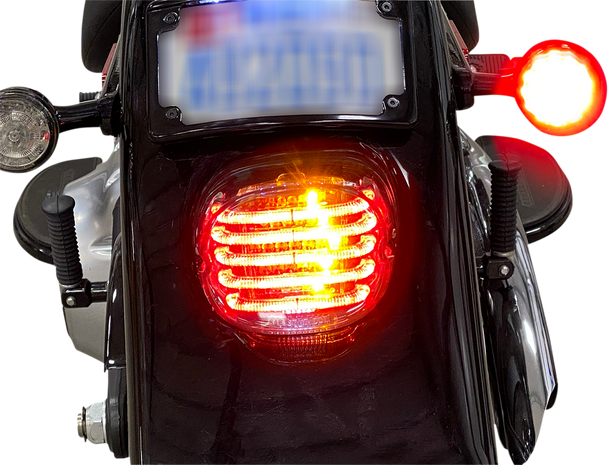 CUSTOM DYNAMICS Taillight/Turn Signal - Red Lens PB-TL-INT-NW-R