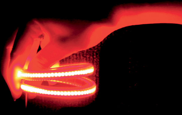 CUSTOM DYNAMICS TruFLEX® LED Strip - 3.4" - Red/Red TF20RR