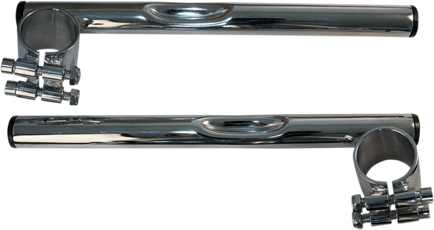 EMGO Handlebar - Clip-On - 39 mm - Dimpled - Chrome 07-93137