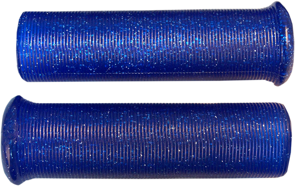 EMGO Grips - Retro - Metal - 1" - Blue 42-21113