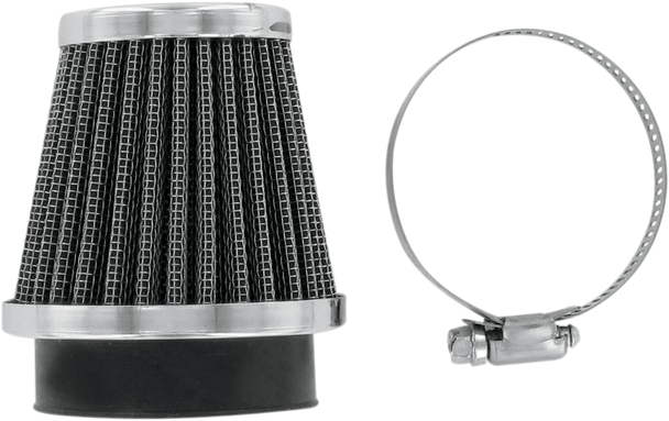 EMGO Air Filter - Chrome End - 54mm 12-55754