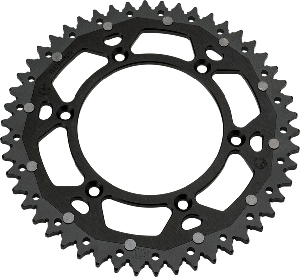 MOOSE RACING Dual Sprocket MSE - Black - 49-Tooth 1210-897-49-10X