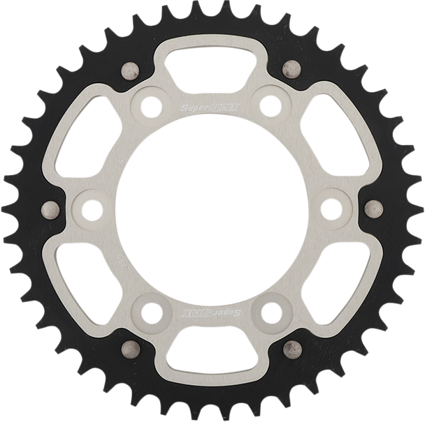 SUPERSPROX Stealth Rear Sprocket - 42-Tooth - Silver - Ducati RST-735-42-SLV