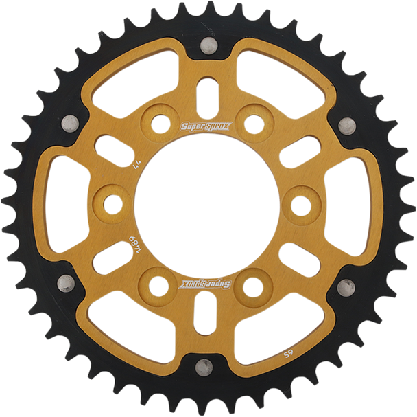 SUPERSPROX Stealth Rear Sprocket - 44-Tooth - Gold - Kawasaki RST-1489-44-GLD